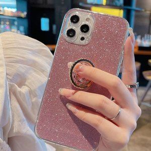 Glitter Phone Case With Ring Holder iphone  13 pro max (New)